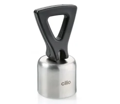 cilio Weinflaschenverschluss LEVA silberfarbig