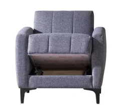 Cocktailsessel SEOUL grau