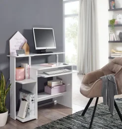 Computertisch 94 x 48,5 cm weiß