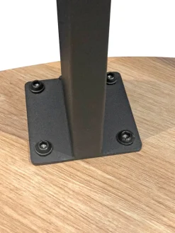 Couchtisch 75 x 42 cm braun/schwarz