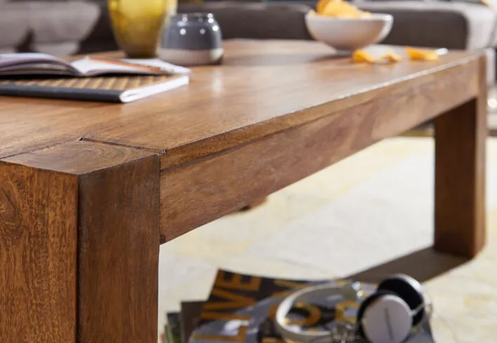 Couchtisch 110 x 60 cm Sheesham