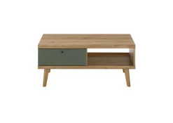 Couchtisch ALVA 107x67 cm Evoke Eiche teilmassiv