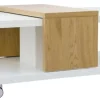 Couchtisch ARIAN 110x45x66 cm Dekor Wildeiche/weiß