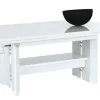 Couchtisch DARIO 110-180 x 68 cm weiß