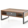 Couchtisch DETROIT 113x67 cm Stirling Oak/Matera
