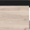Couchtisch EMMA 112 x 37 cm Castello-Eiche-Dekor beige/schwarz