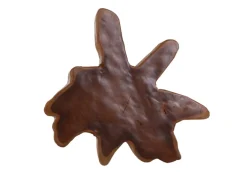 Couchtisch FOREST Ø 60-70 cm Team Massiv braun/schwarz