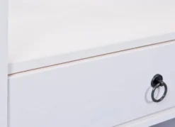 Couchtisch HENRY 75x45x75 cm Massivholz Kiefer weiß