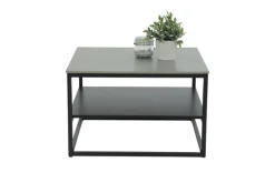 Couchtisch HUGO 70 x 70 cm grau/schwarz