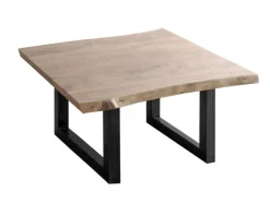 Couchtisch JOHNSON 80 x 40 x 80 cm Akazienholz Hela braun