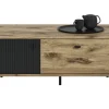 Couchtisch Lou 100 x 60 x 48 cm Nox Oak Nachbildung Braun