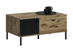Couchtisch Lou 100 x 60 x 48 cm Nox Oak Nachbildung Braun