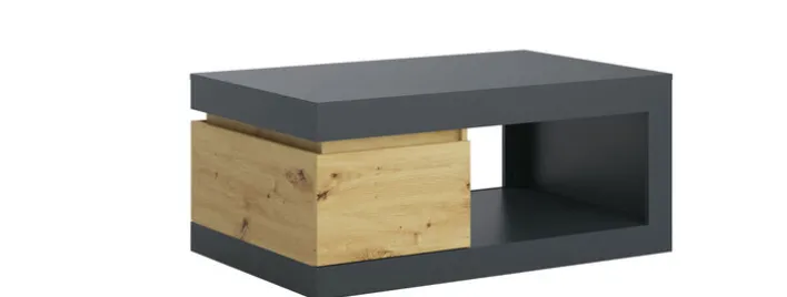 Couchtisch LUCI 110x70 cm grau/braun