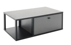 Couchtisch LUXOR 95 x 55 cm Royal grau/ anthrazit