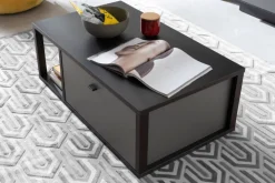 Couchtisch LUXOR 95 x 55 cm Royal grau/ anthrazit