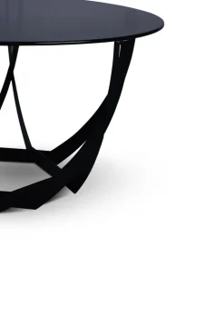 Couchtisch MARIE 80x80 cm schwarz/grau