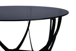 Couchtisch MARIE 80x80 cm schwarz/grau