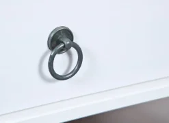 Couchtisch MAX 115x45x60 cm Massivholz Kiefer weiß