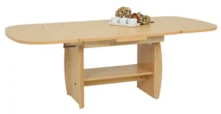 Couchtisch MICHAEL III 90-142 x 68 cm Buche Dekor