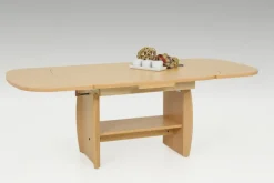 Couchtisch MICHAEL III 90-142 x 68 cm Buche Dekor