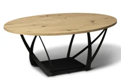 Couchtisch Mona 100x60 cm Artisan Eiche Dekor/schwarz