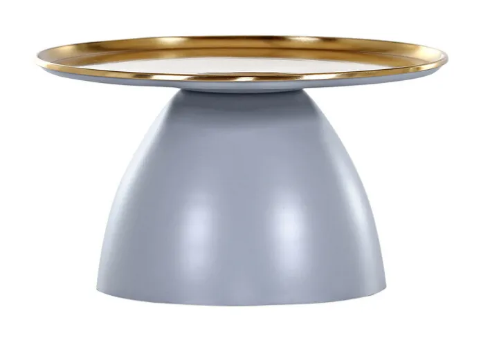 Couchtisch MURPHY grau goldfarbig