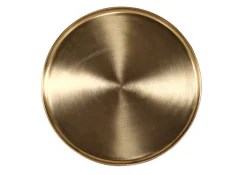 Couchtisch MURPHY grau goldfarbig