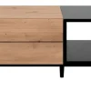 Couchtisch NOLA 100 x 55 cm Artisan Oak/schwarz