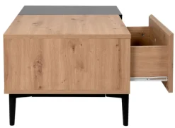Couchtisch NOLA 100 x 55 cm Artisan Oak/schwarz