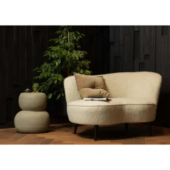 Couchtisch ODA 41 x 35 cm Betonoptik grau-grün