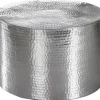 Couchtisch rund 61 cm Silberfarbig