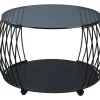 Couchtisch rund WASHINGTON schwarz