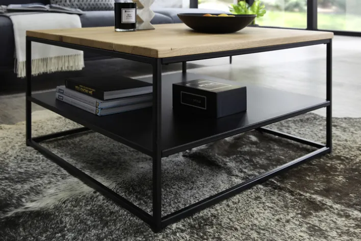 Couchtisch TILDA 75x75 cm Eiche massiv