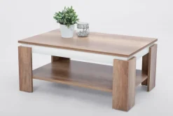 Couchtisch TIM II 90 x 60 cm Sonoma Eiche /weiß