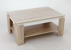 Couchtisch TIM II 90 x 60 cm Sonoma Eiche /weiß