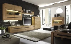 Couchtisch Wildeiche/Naturschiefer ca. 65 x 45 x 65 cm