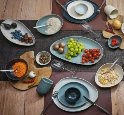 CreaTable Dessertteller PIETRA Keramik schwarz