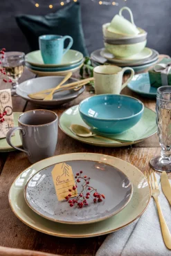 CreaTable Kombiservice NATURE COLLECTION 20-teilig mehrfarbig