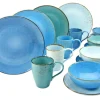 CreaTable Kombiservice NATURE COLLECTION AQUA 16-teilig blau