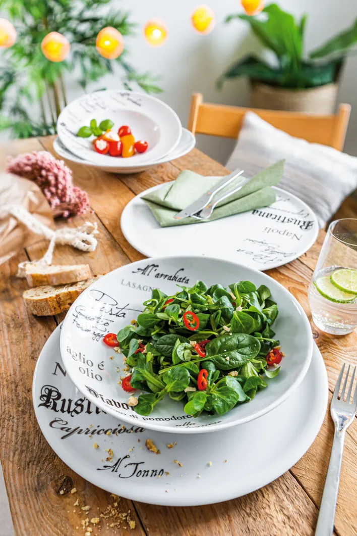 CreaTable Pastabowl GUSTOSO 26 cm Porzellan weiß