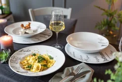 CreaTable Pastabowl GUSTOSO 26 cm Porzellan weiß