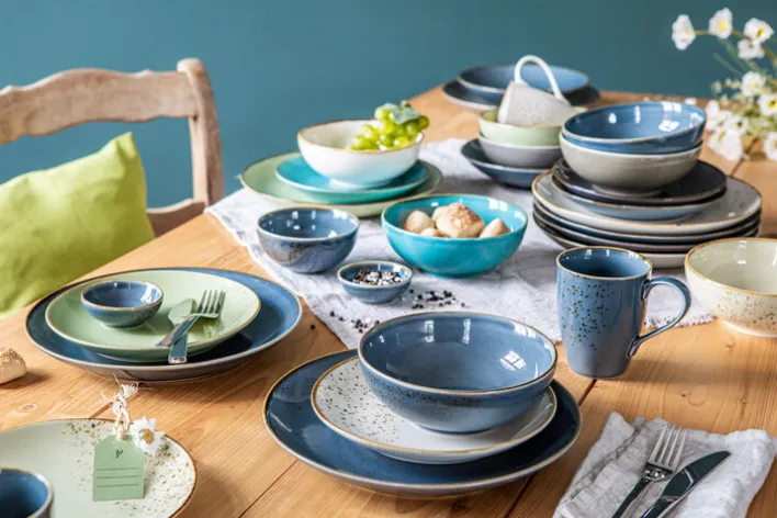 CreaTable Schälchen NATURE COLLECTION dunkelblau