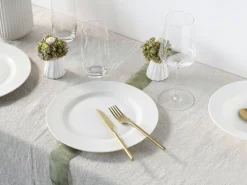 CreaTable Speiseteller FLEUR ROYAL 6er Set creme weiß
