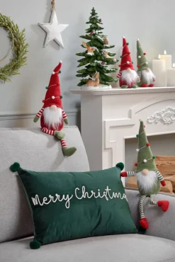 Deko Objekt Tannenbaum mit Tieren CALM & COSY Polyresin 41 x 23 x 14 cm Grün/Mehrfarbig