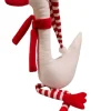 Dekofigur GANS 43 cm Weiß-Rot