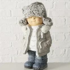 Deko-Figur Weihnachten Junge ENNI 40 cm