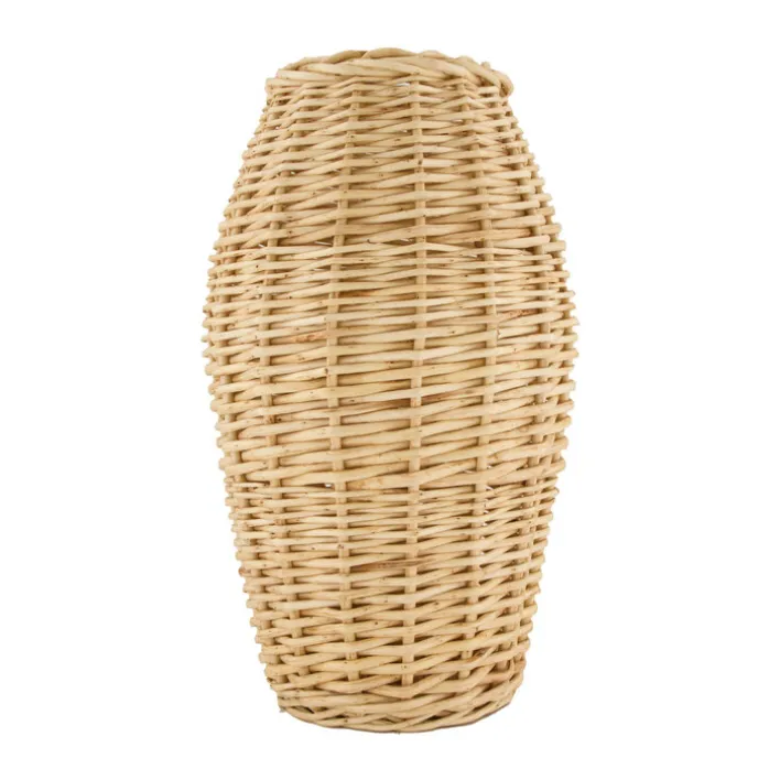 Dekovase 38 cm Weide naturfarbig