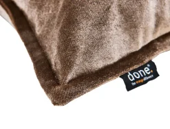 DONE Kissenhülle GLAM 65 x 65 cm taupe