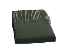 DORMISETE Jersey-Spannbettlaken 180-200 x 200 cm dunkelgrün