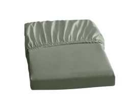 DORMISETTE Spannbettlaken 90-100 x 200 cm salbei
